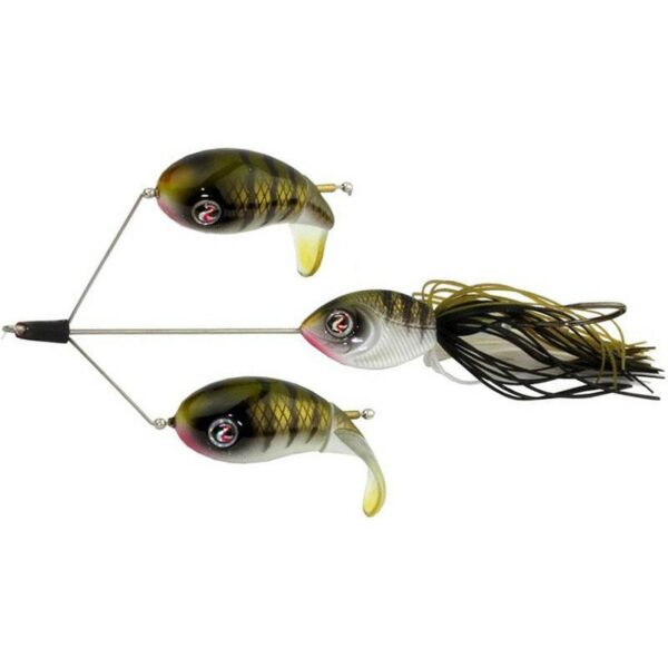 BUZZBAIT RIVER2SEA DOUBLE PLOPPER 148 - 14.5CM PERCH