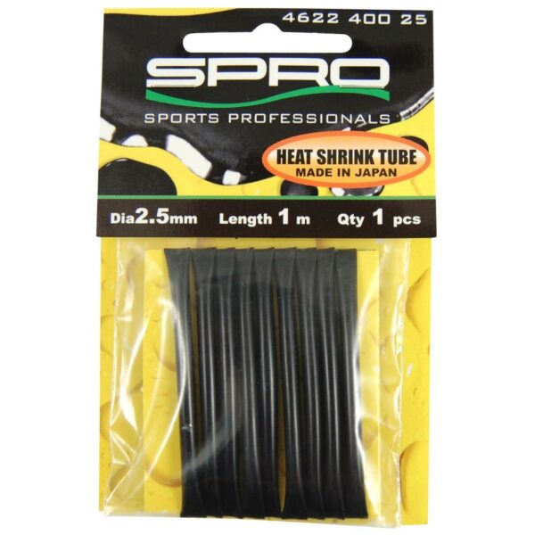 Spro Heat Shrink Tube Black 1m