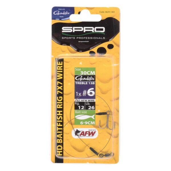 Spro Hd Baitfish Rig 7x7 Wire