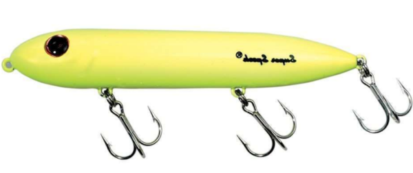 Heddon Super Spook TOUT JAUNE