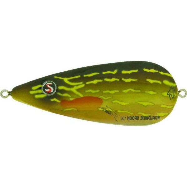 CUILLER ONDULANTE RIVER2SEA WOLRDWIDE SPOON 100 - 10CM PIKE