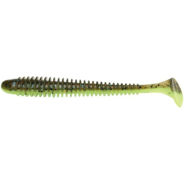 Keitech Swing Impact Slim 2" coloris Chartreuse Belly