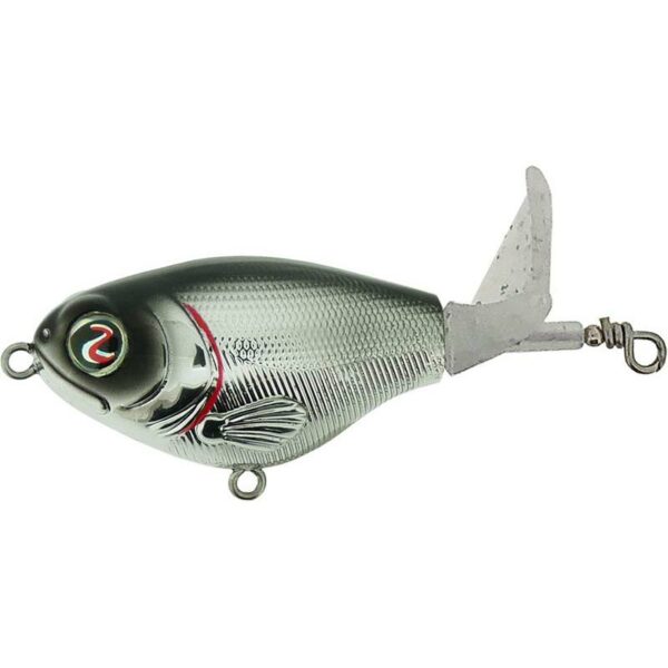 Leurre De Surface River2sea Whopper Plopper - 6Cm CHROME BLACK