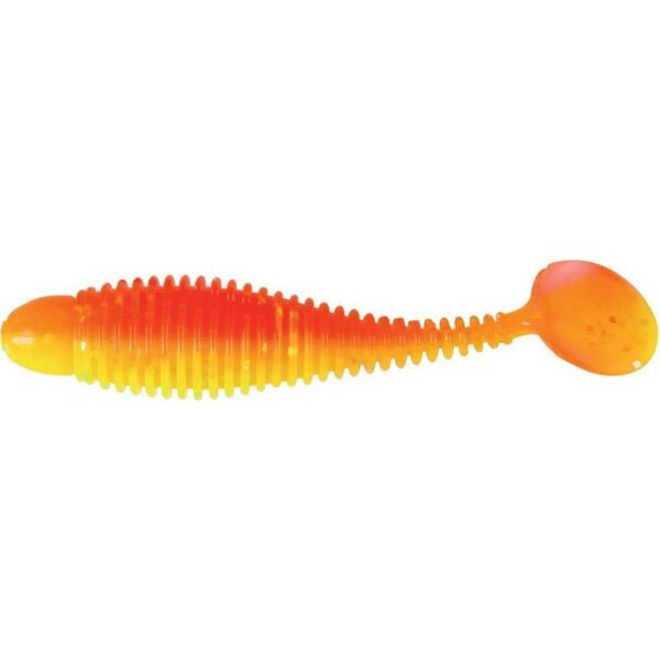 LEURRE SOUPLE LUNKER CITY GRUBSTER - 5 CM COLORIS ATOMIC CHICKEN