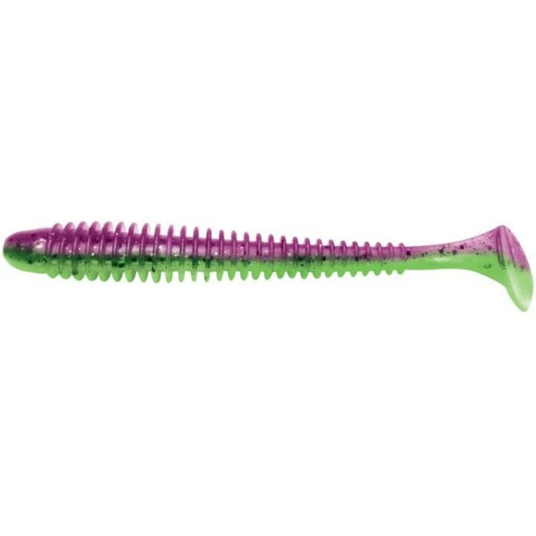 Keitech Swing Impact Slim 2" coloris Purple Chartreuse